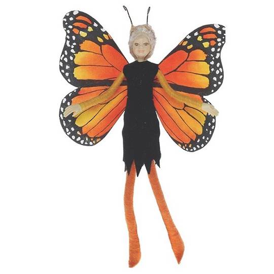 NZ Fairy, Orange Monarch Butterfly 13cm
